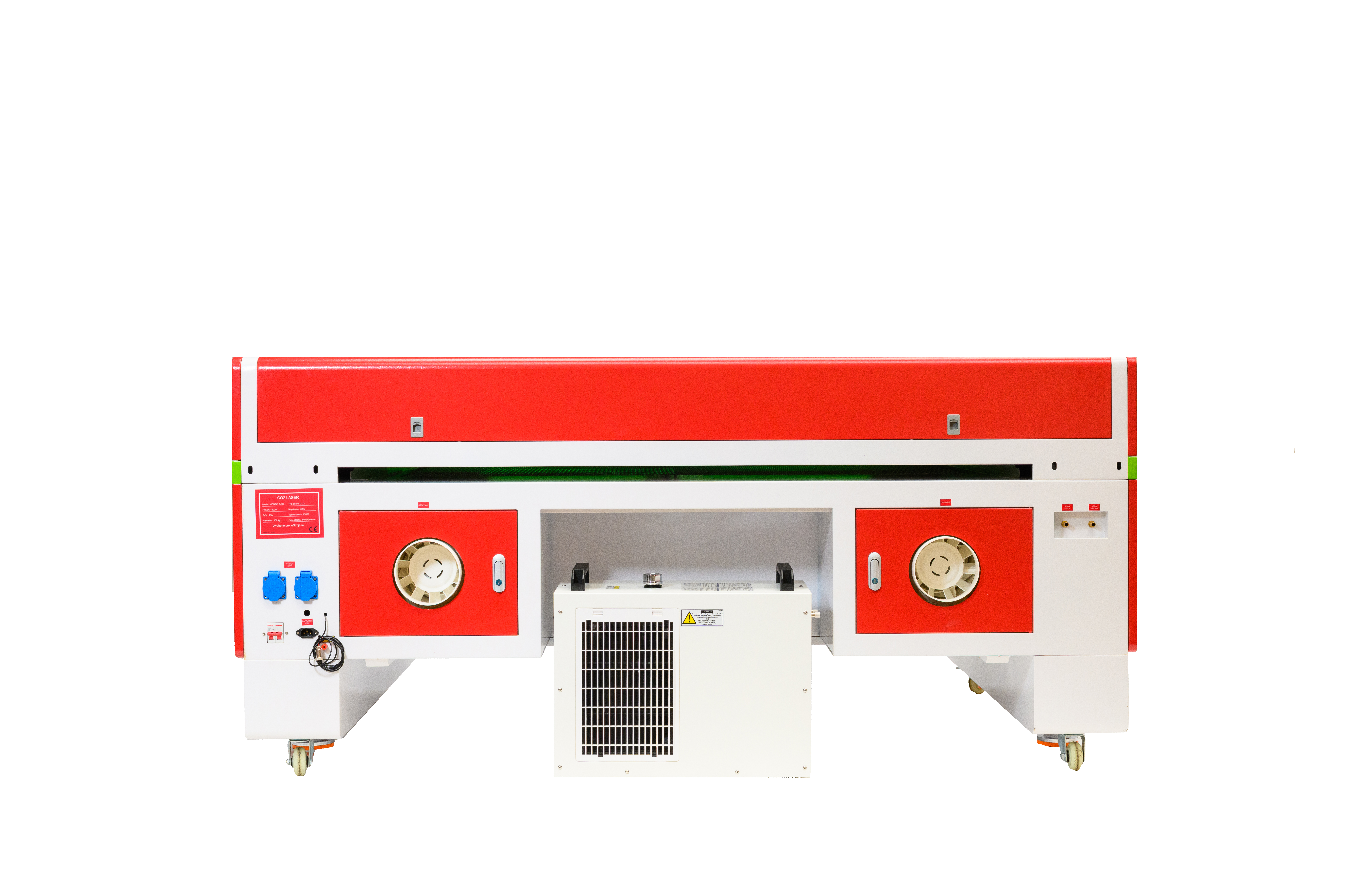 CO2 laser MONOR 1490 pohled zezadu