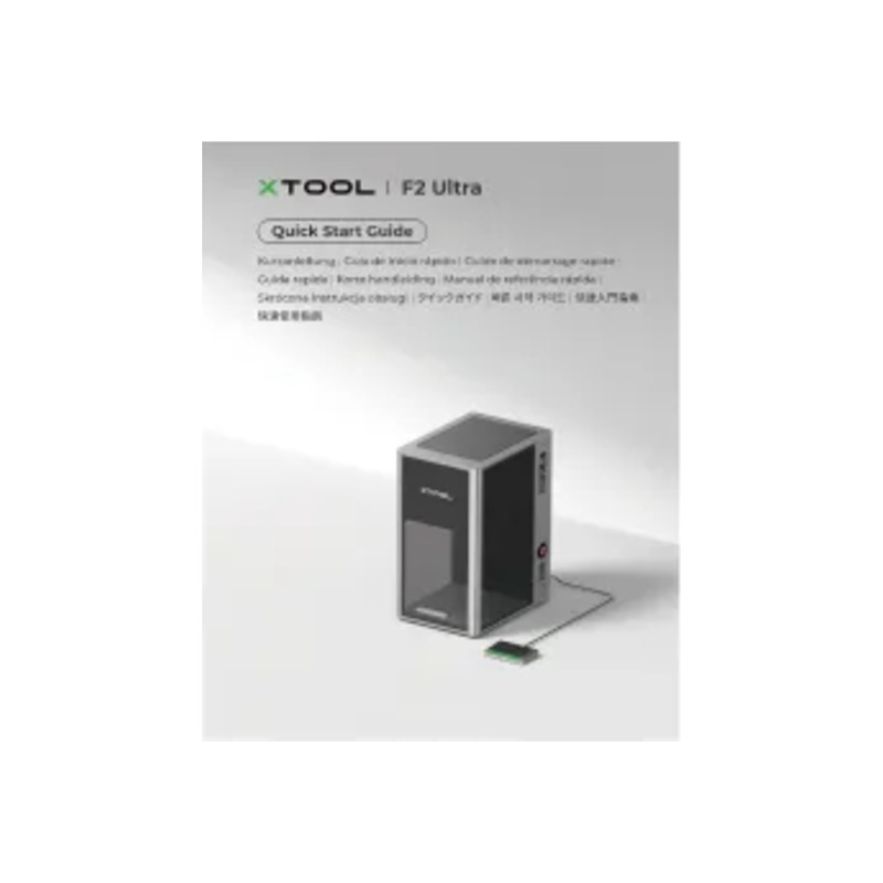 xTool F2 Ultra – Stručný návod na použitie