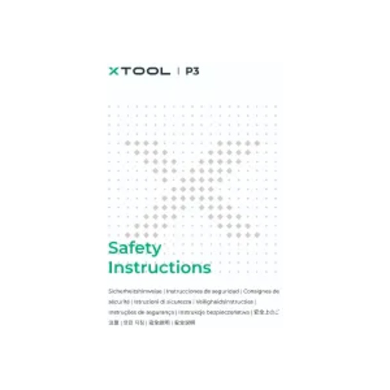 xTool P3 – Bezpečnostné pokyny